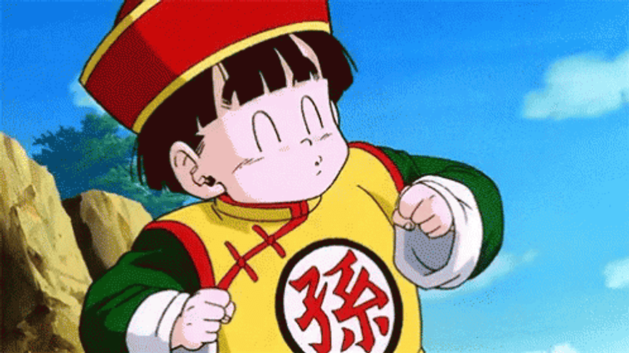 Dbz Young Happy Gohan GIF