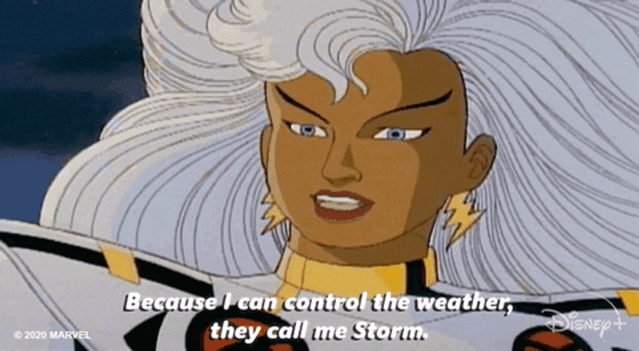 DC Comic Superhero Storm GIF
