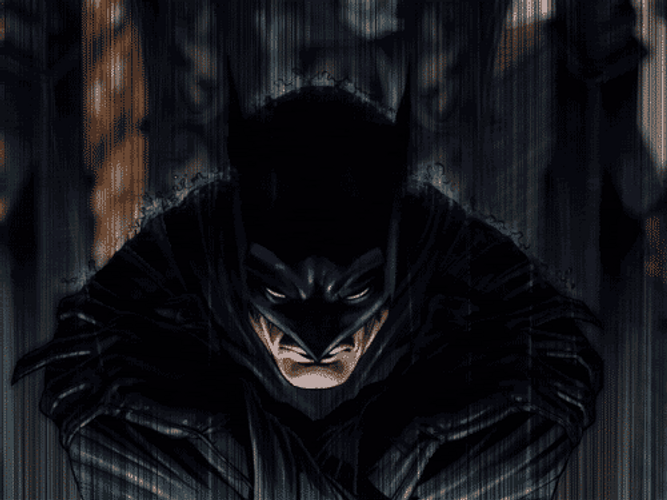 DC Comics Batman Animated Drawing GIF