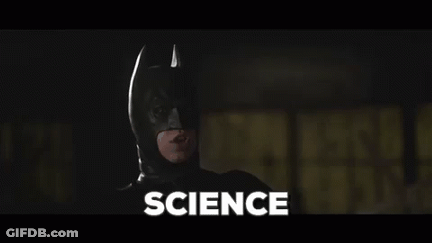 DC Comics Superhero Batman Bruce Wayne Science GIF
