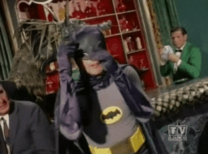 DC Superhero Batman Costume Party Dance GIF
