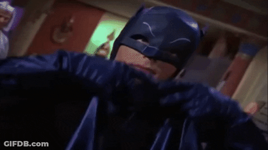 DC Superhero Bruce Wayne Batman Funny Dance GIF