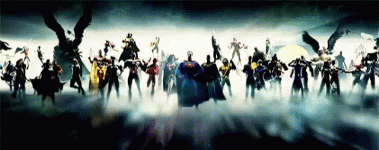 DC Superhero Films Opening Introduction GIF