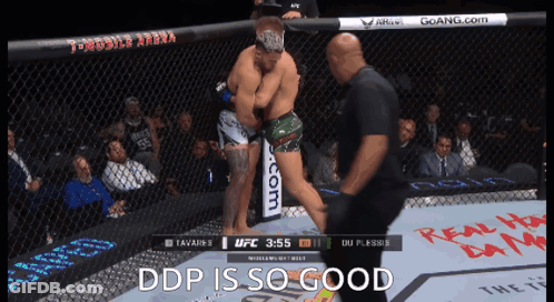 Ddp Is So Good Is Being Displayed On A Screen GIF