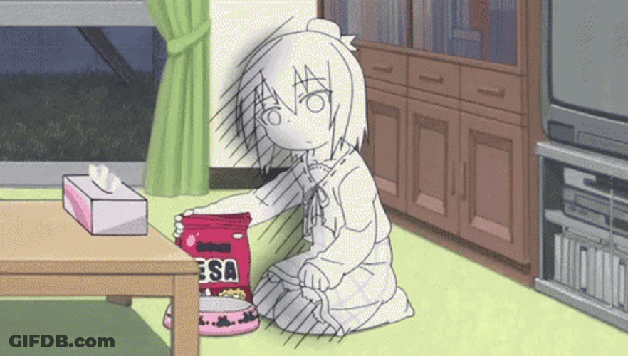 Dead Inside Mitsudomoe GIF