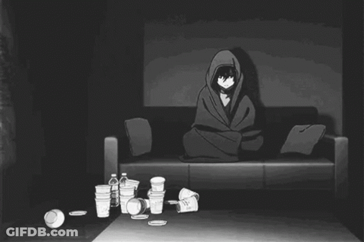 Dead Inside Sad Anime GIF