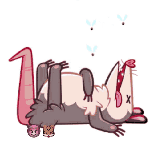 Dead Rat Animation GIF