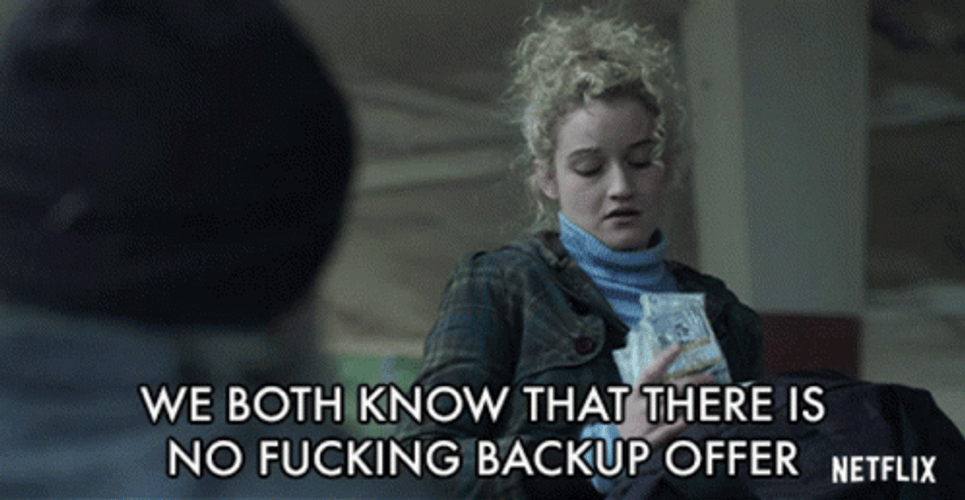 Dead To Me Back Up Offer GIF