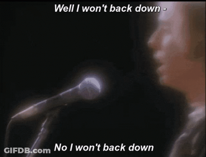 Dead To Me Won't Back Down GIF