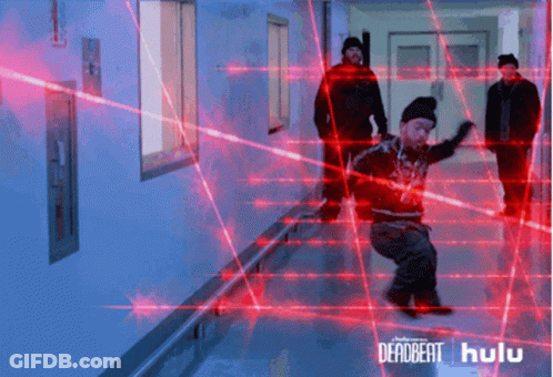 Deadbeat Poster Man In Hospital Hallway GIF