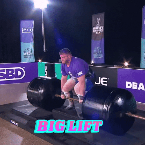 Deadlift Form Big Lift Strongest Man Competition GIF