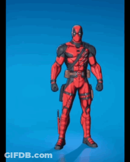 Deadpool Action Figure GIF