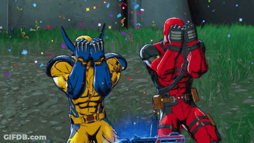 Deadpool And Wolverine Bring It Around Town Emote GIF