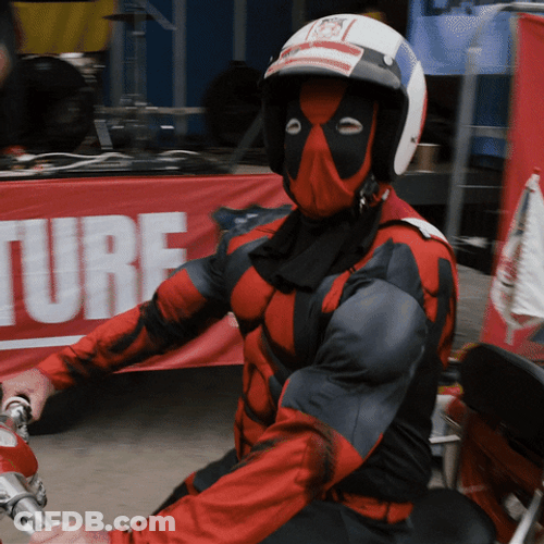 Deadpool At Wrexham Game GIF