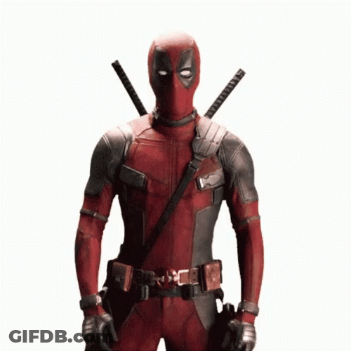 Deadpool Cracking Knuckles GIF
