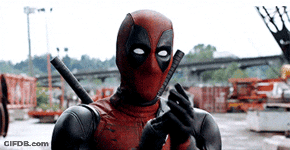 Deadpool Dance And Clap Hands GIF
