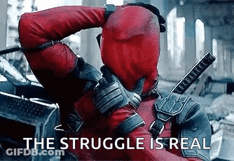 Deadpool Holding Sword GIF