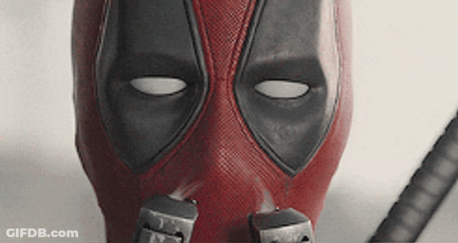 Deadpool Inhaling Fume Of Gun And Dance GIF