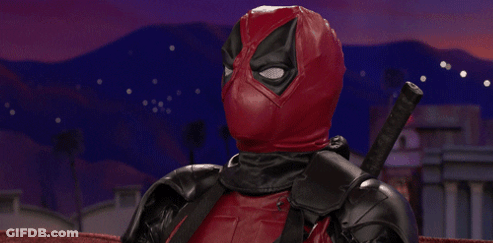 Deadpool Marvel Funny Heavy Breathing GIF