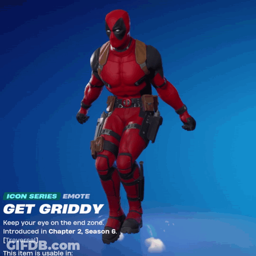 Deadpool 'S Emote Is Called Get Griddy And Is Available In Chapter 2 Season 6 GIF