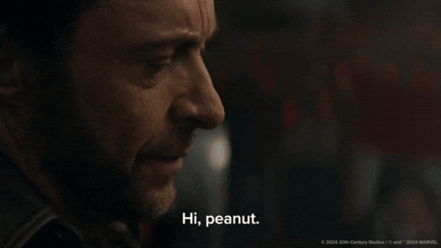 Deadpool Say Hi Peanut And Wolverine Dance GIF