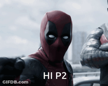 Deadpool Saying Hi P2 GIF