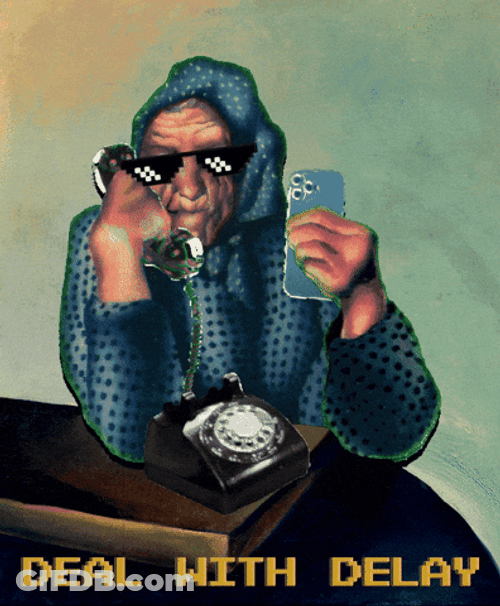 Deal With Delay Trippy GIF