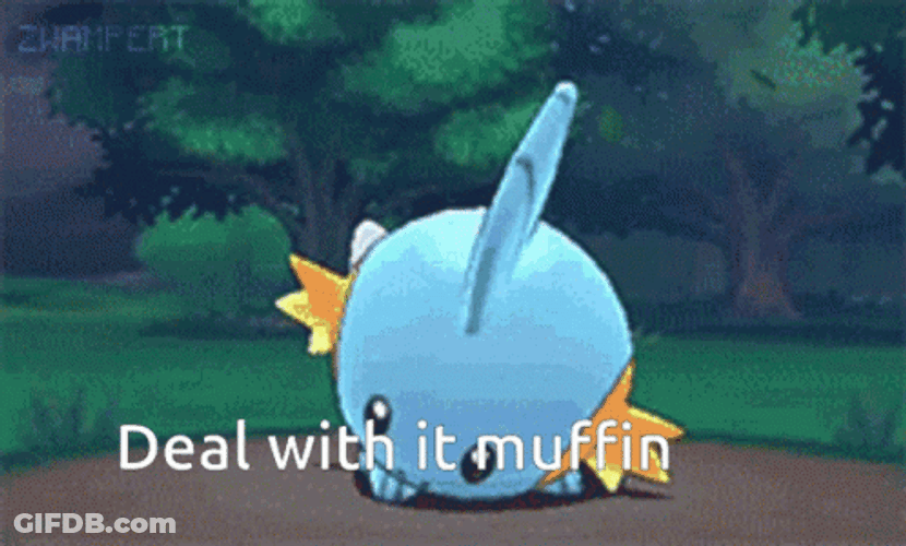 Deal With It Mudkip GIF