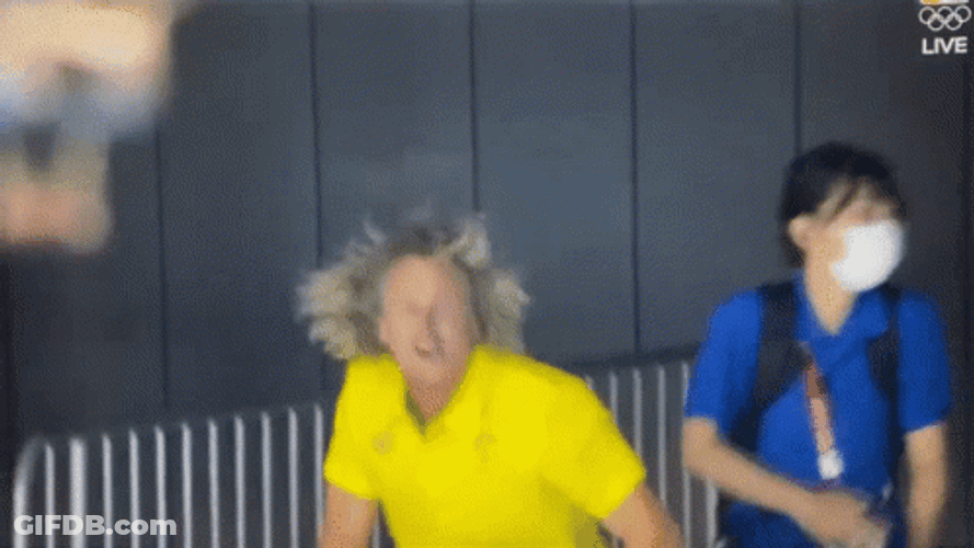 Dean Boxall Celebrating In Olympics GIF
