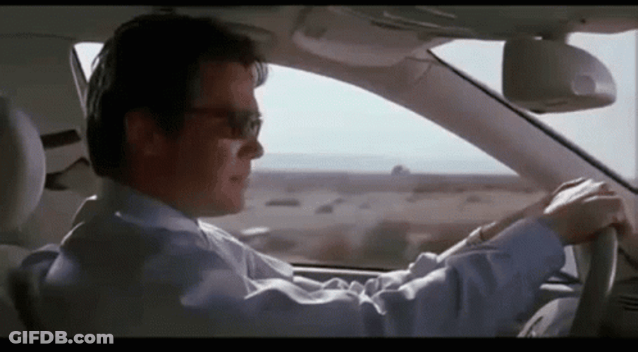Dean Cain Car Driving GIF