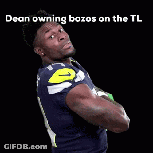 Dean Owning Bozos On The TL Football Player GIF