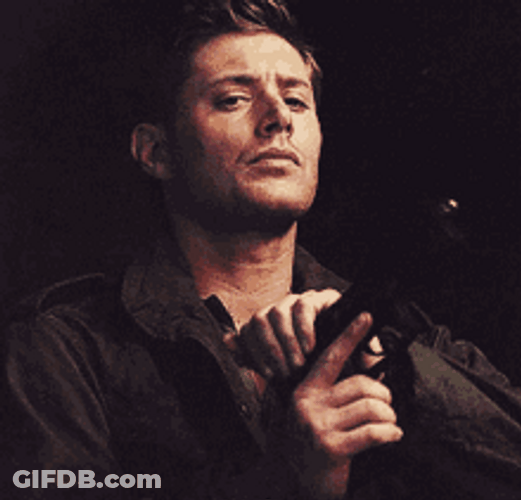 Dean Winchester Loading Gun GIF