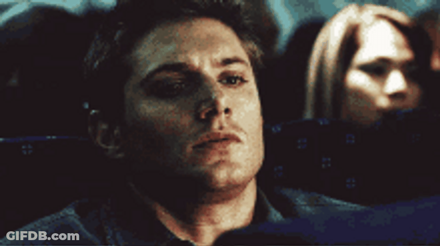 Dean Winchester Wide Eyes Scared GIF