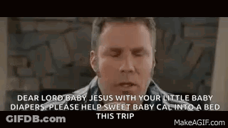 Dear Lord Baby Jesus With Diapers GIF