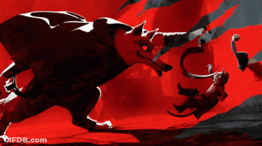 Death Attacking Puss In Boots GIF