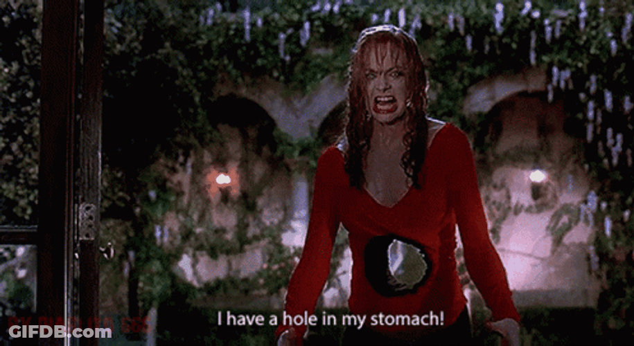 Death Becomes Her Helen Sharp Hole In Stomach GIF