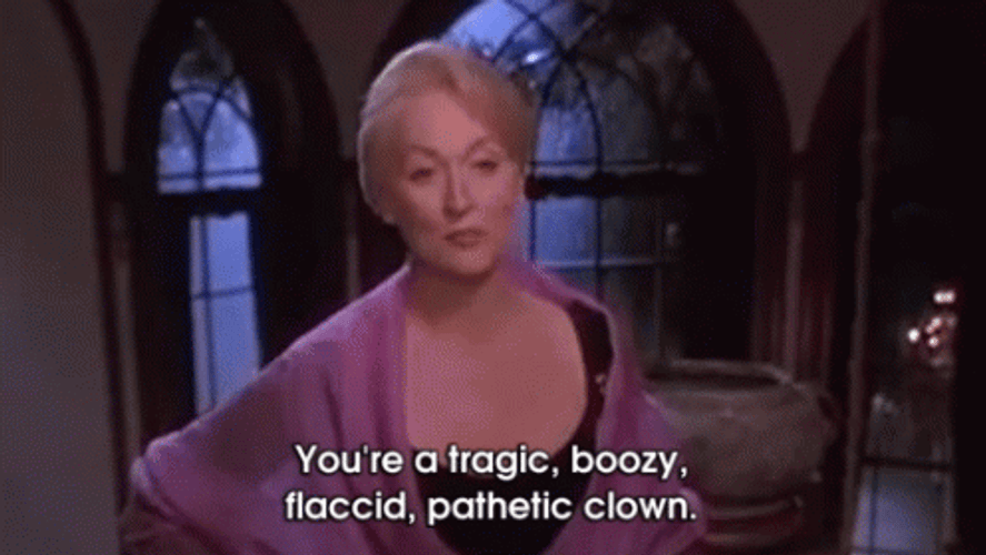 Death Becomes Her Madeline Ashton Pathetic Clown GIF