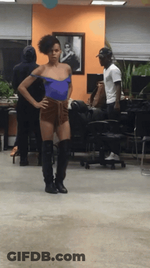 Death Drop Vertical Shot Dance Studio GIF