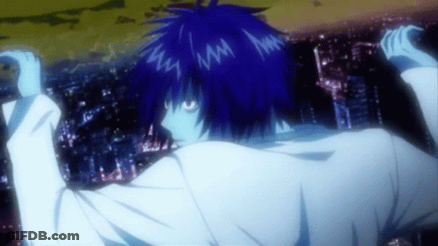 Death Note Anime Boy L Kick GIF