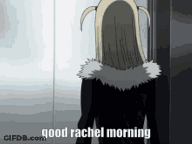 Death Note Misa Amane Good Rachel Morning GIF