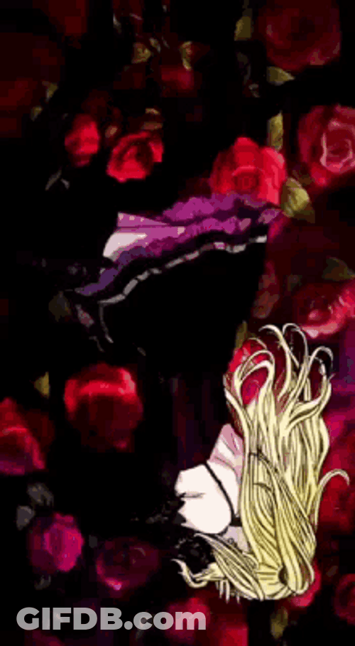 Death Note Misa Amane Gothic Black Dress GIF