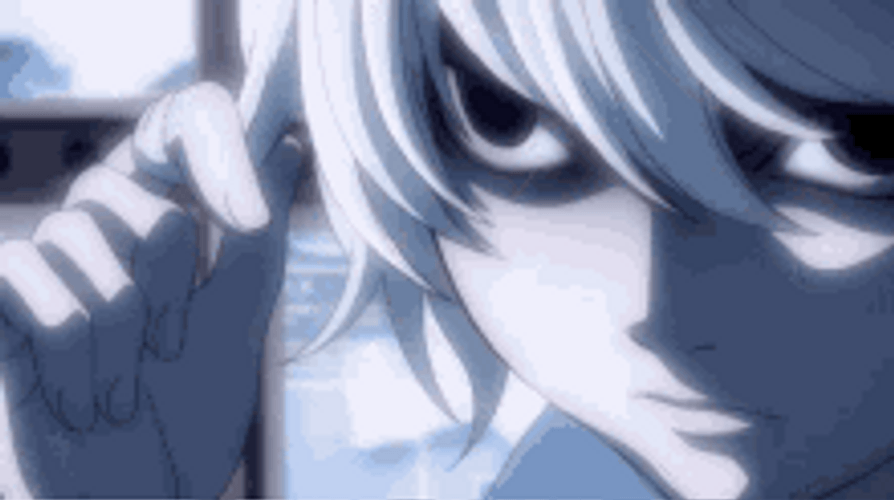 Death Note Near Nate Talking GIF