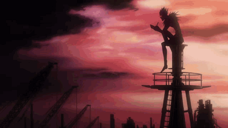Death Note Ryuk Writing GIF