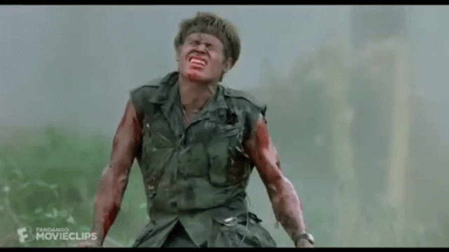 Death Of Sgt. Elias Platoon GIF