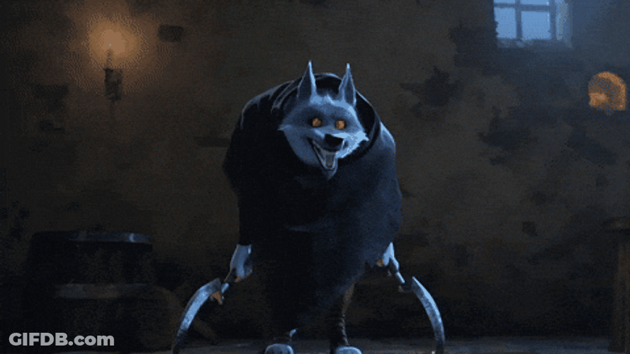 Death Puss In Boots Dragging His Weapons GIF