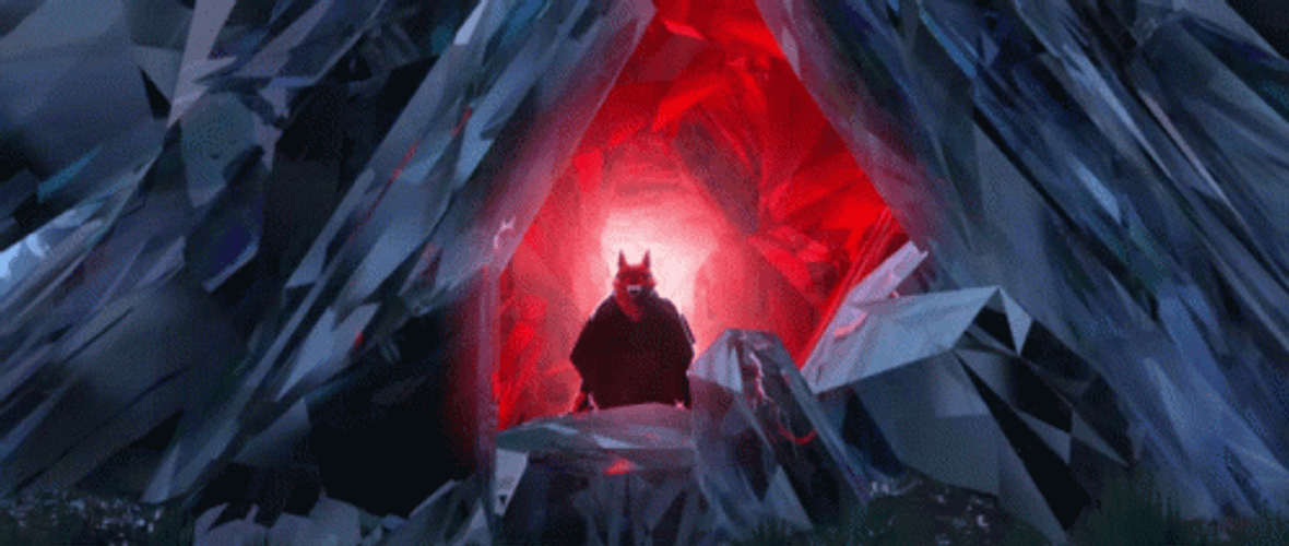 Death Puss In Boots In A Creepy Cave GIF
