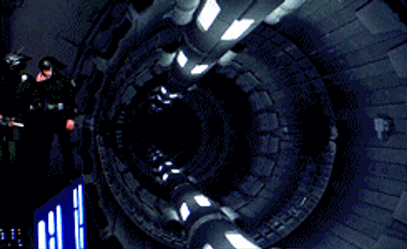 Death Star Firing Green Laser GIF