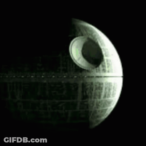 Death Star Laser Beam Attack GIF