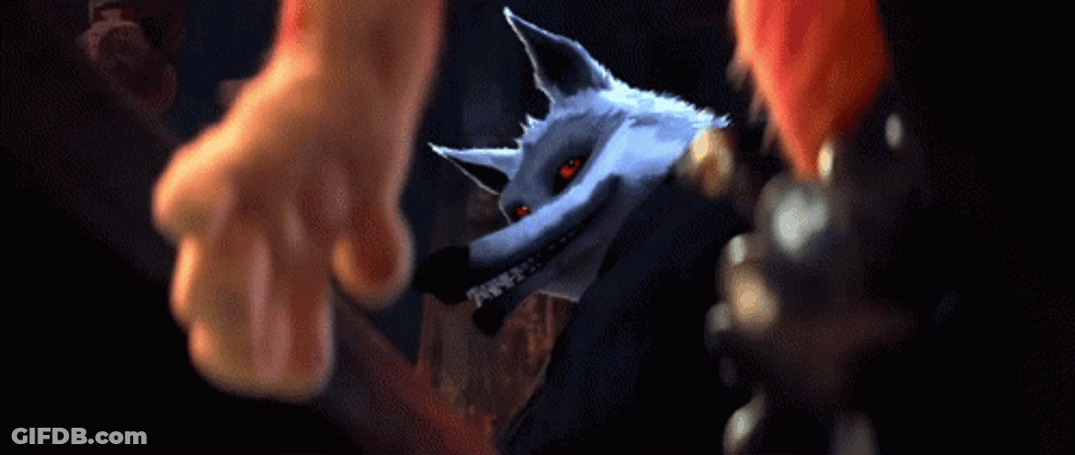 Death Talking To Puss In Boots GIF
