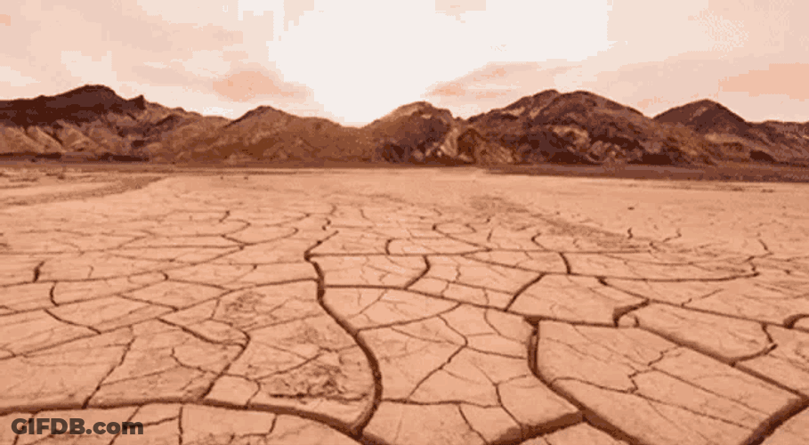 Death Valley Cracked Earth GIF